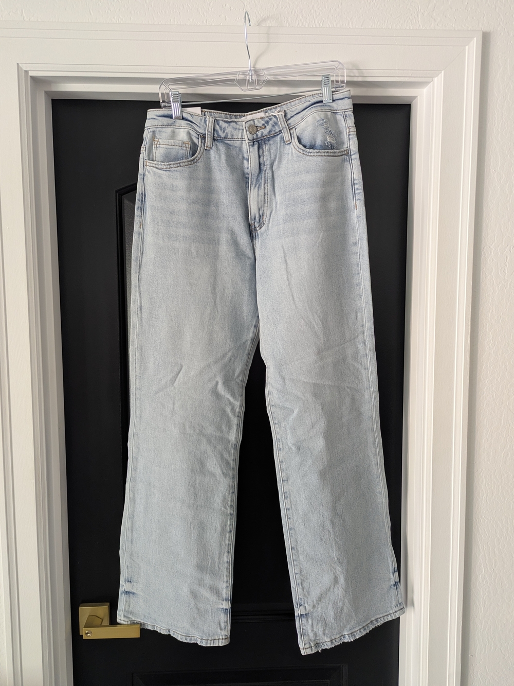 90's Vintage Flare Light Blue Women's Jeans